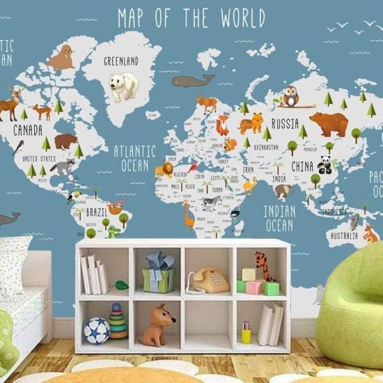 Dünya Haritası Duvar Kağıdı