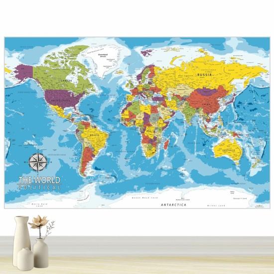 Dünya Haritası Duvar Kağıdı