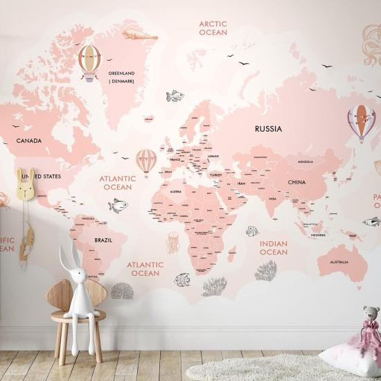 Dünya Haritası Duvar Kağıdı