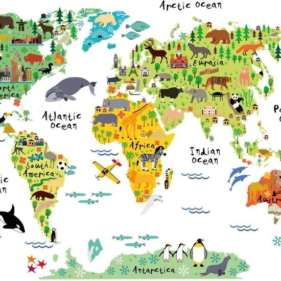 Dünya Haritası Duvar Kağıdı