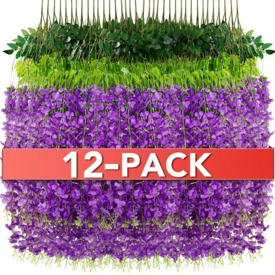 Duvardan Sarkan Yapay Çiçekler