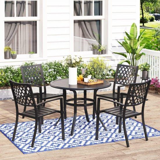 Ferforje Masa Sandalye