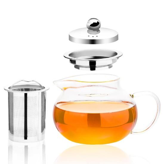 Isıya Dayanıklı Cam Çaydanlık