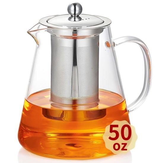 Isıya Dayanıklı Cam Çaydanlık