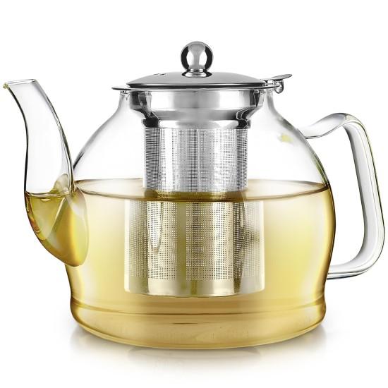 Isıya Dayanıklı Cam Çaydanlık