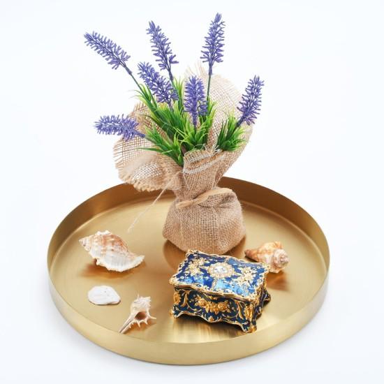 Kahve Sunum Tepsisi Gold