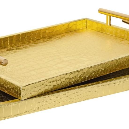 Kahve Sunum Tepsisi Gold