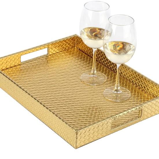 Kahve Sunum Tepsisi Gold