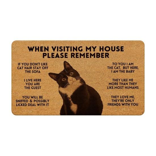 Kedili Kapı Önü Paspası