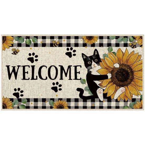 Kedili Kapı Önü Paspası