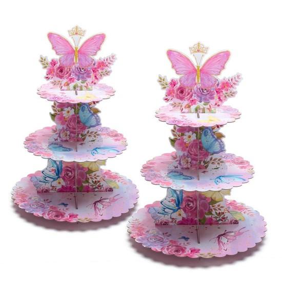 Kelebekli Sunum Tepsisi