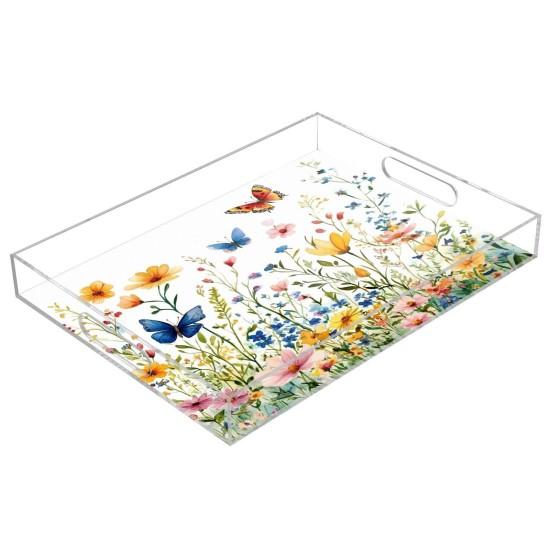 Kelebekli Sunum Tepsisi