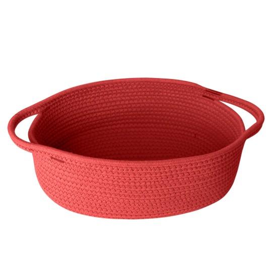 Kırmızı Hasır Sepet