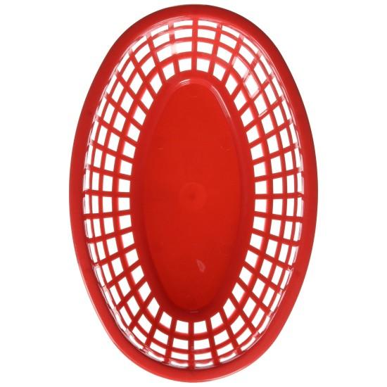 Kırmızı Hasır Sepet