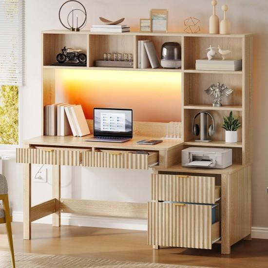 Kitaplıklı Çalışma Masası