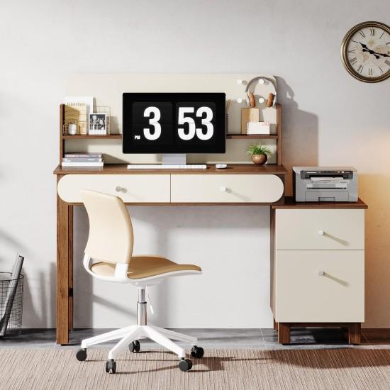 Kitaplıklı Çalışma Masası