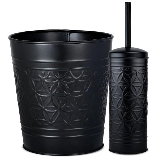 Klozet Fırçası Çöp Kovası İkili Set
