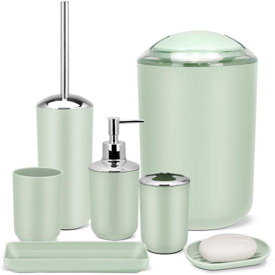 Klozet Fırçası Çöp Kovası İkili Set