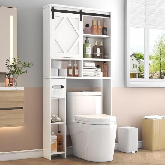 Klozet Üstü Kapaklı Dolap