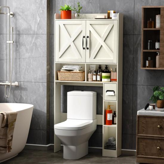 Klozet Üstü Kapaklı Dolap