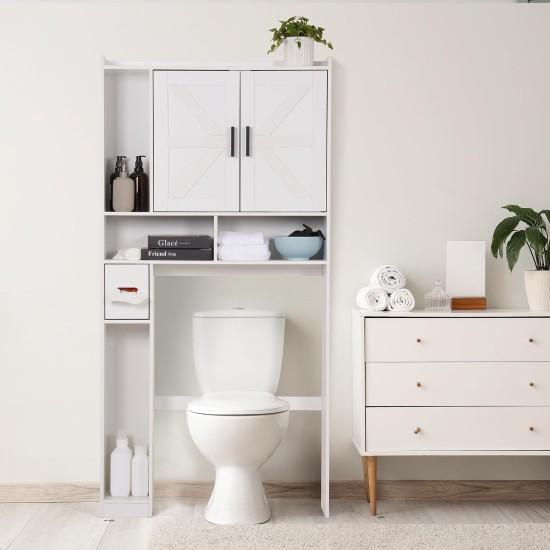 Klozet Üstü Kapaklı Dolap