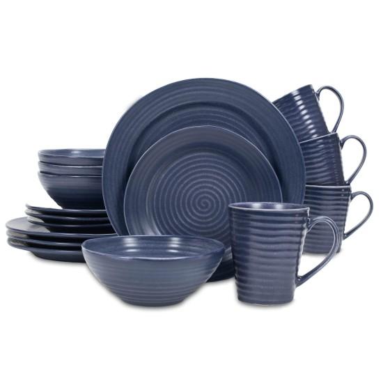 Lacivert Yemek Takımı