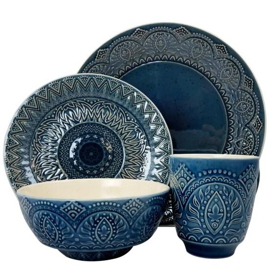 Lacivert Yemek Takımı