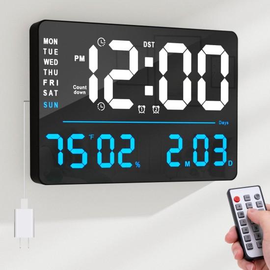 Led Işıklı Duvar Saati
