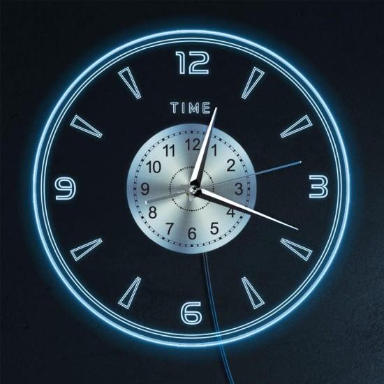 Led Işıklı Duvar Saati