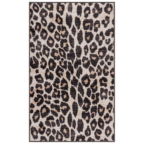 Leopar Desenli Halı