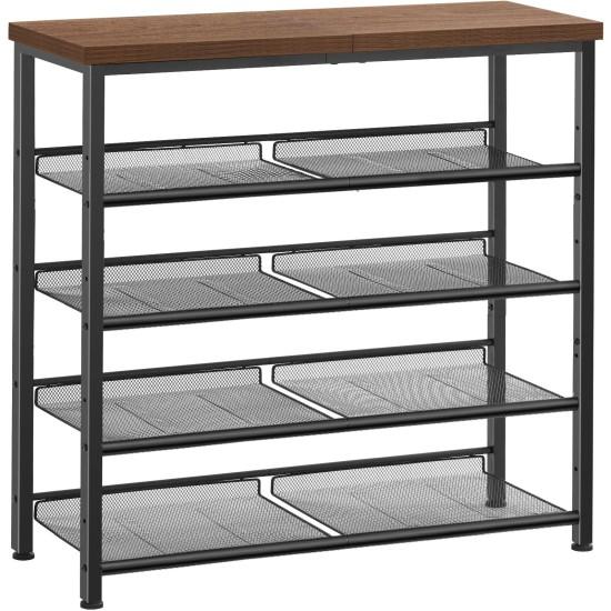 Masif Ahşap Ayakkabılık