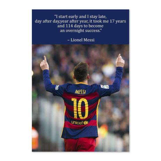 Messi Kanvas Tablo