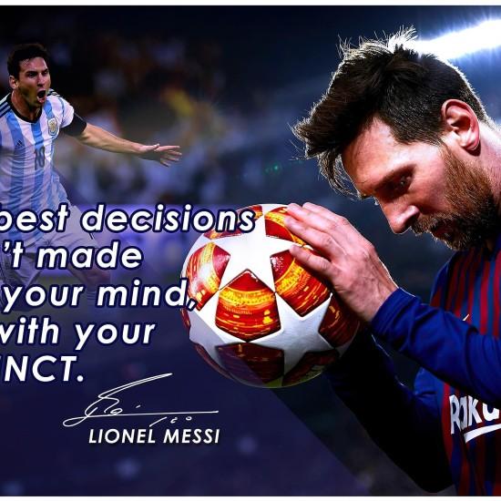 Messi Kanvas Tablo