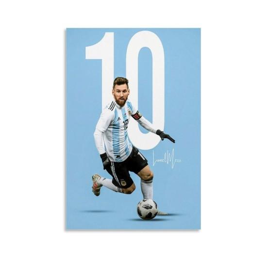 Messi Kanvas Tablo