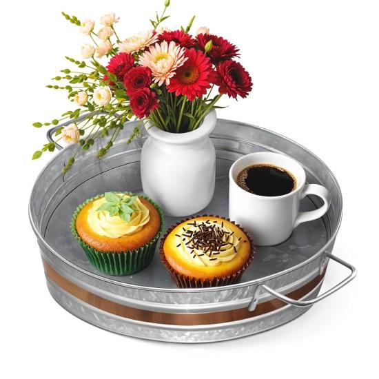 Metal Kahve Sunum Tepsisi