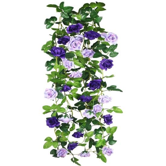 Mor Çiçekli Sarmaşık