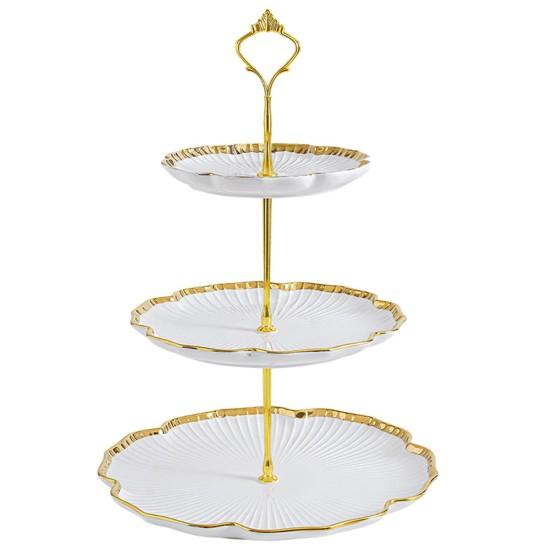 Porselen Ayaklı Sunumluk