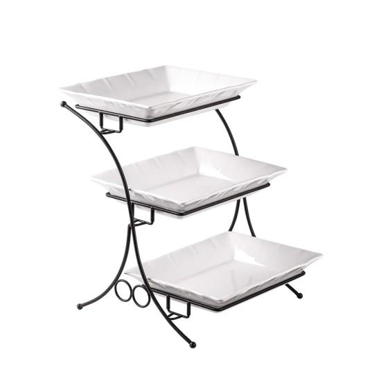 Porselen Ayaklı Sunumluk