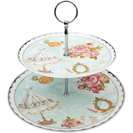 Porselen Ayaklı Sunumluk