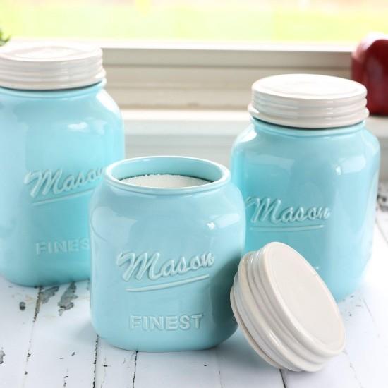 Porselen Kavanoz Seti