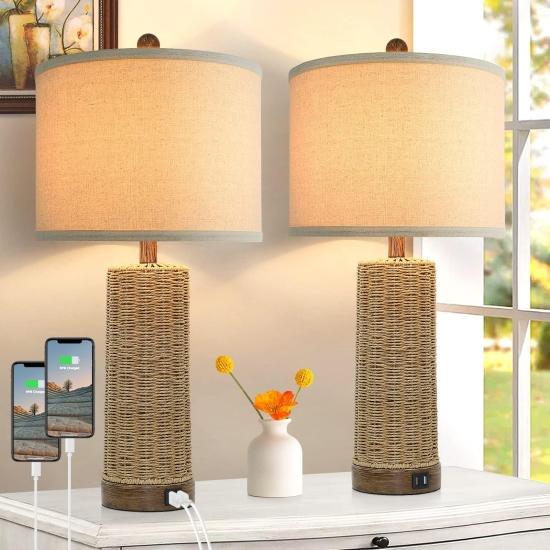 Rattan Abajur