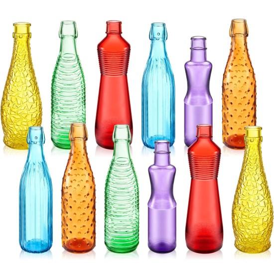 Renkli Cam Şişeler
