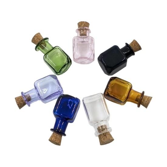 Renkli Cam Şişeler