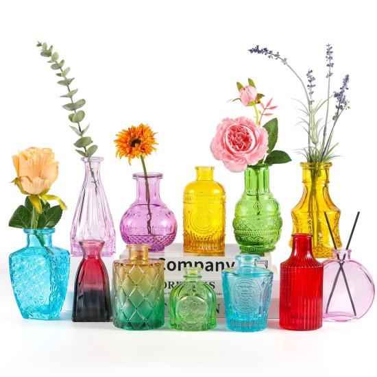 Renkli Cam Şişeler