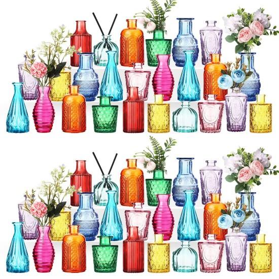 Renkli Cam Vazo