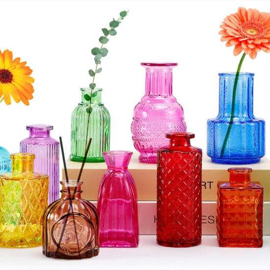 Renkli Cam Vazo