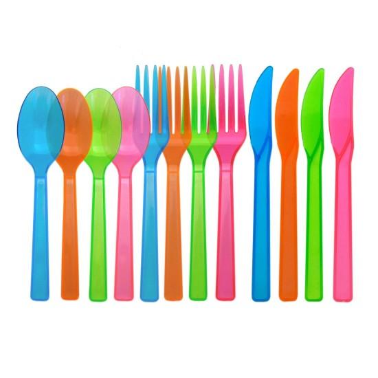 Renkli Çatal Bıçak Takımı