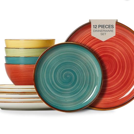 Renkli Yemek Tabağı