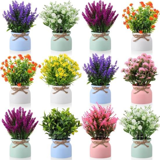 Saksıda Yapay Çiçek