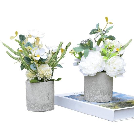 Saksıda Yapay Çiçek